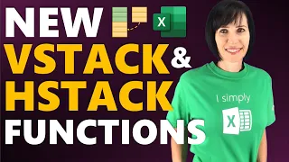 Exciting NEW Excel Functions for Compiling Data - VSTACK & HSTACK!