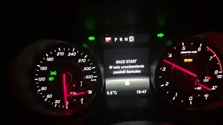 A45 amg 0-261km/h acceleration