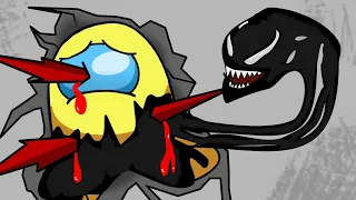 Venom vs Carnage in Among us Part 6   Henry Stickmin Venom Again   Carnage Fight Animation