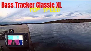 Bass Tracker Classic XL Top Speed Calm Water 50 HP