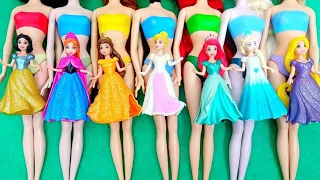 Looking for Disney Princess Dresses DIY Miniature Ideas for Barbie Wig, Dress, Faceup, and More! DIY