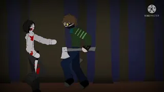 Ticci Toby VS Jeff The Killer | Creepypasta animated battle