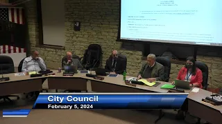 Batavia City Council Meeting. February 5, 2024