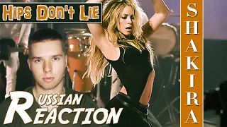 Shakira - Hips Don't Lie (live) / RUSSIAN REACTION