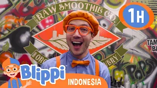 🍹Membuat Smoothies TerENAK!🍹 | Petualangan Blippi | Kartun Anak Anak | Moonbug Kids Indonesia