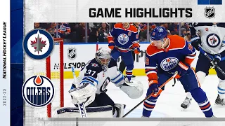 Jets @ Oilers 3/3 | NHL Highlights 2023