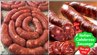 How to make Italian sausage - Soppressata