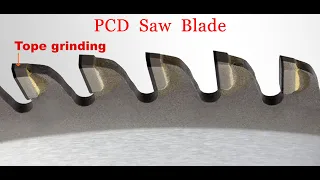 top grinding of PCD saw blade