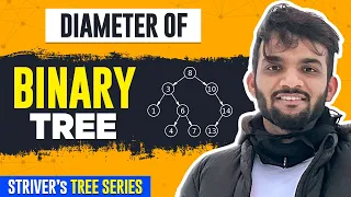 L16. Diameter of Binary Tree | C++ | Java