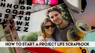 How to start a Project Life Scrapbook // Lily Pebbles