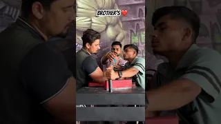 Practice with Brother❤ Arm wrestling goals ❤️