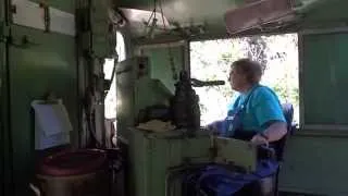 Nickel Plate Road GP-9 #514, at Steamtown, cab ride, 7-6-14