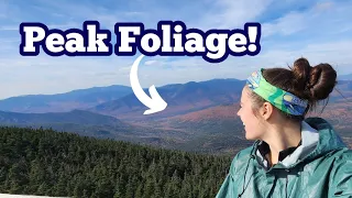 Hiking 10 Miles to the BEST VIEW of New Hampshire's 4,000 Footers | Peak Foliage on Mt. Carrigain