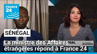 ISMAÏLA MADIOR FALL, MAE Sénégalais, répond aux questions de France 24 • FRANCE 24