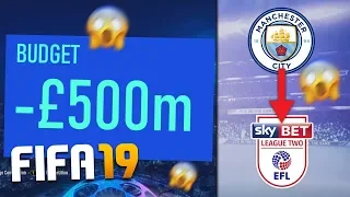 WHAT IF A PREMIER LEAGUE TEAM IS IN DEBT ON FIFA 19 CAREER MODE?