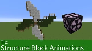 How To Animate with Structure Blocks In Minecraft