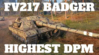 FV217 Badger - HIGHEST DPM - 10k damage - WOT