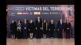 SS.MM. los Reyes presiden el concierto en homenaje a las víctimas del terrorismo