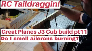 RC Taildraggin! Great Planes radio controlled J-3 Piper Cub build video #11