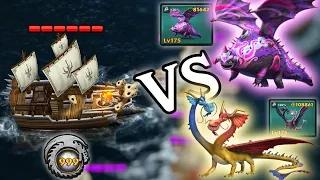 MIST TWISTER & MAEVE'S HEART LVL 175 vs. FLEET 999 SHIPS — Defend Berk | Dragons: Rise of Berk