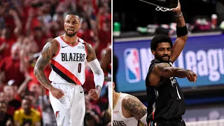 Damian Lillard vs Kyrie Irving | Portland Trail Blazers vs Brooklyn Nets