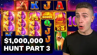 $1000000 BONUS HUNT OPENING - Part 3 🎰 70 Slot Bonuses - Honey Rush & Sabaton