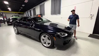 2015 BMW 640i M-Sport xDrive Convertible Walk Around and Driving POV