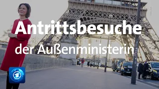 Erste Auslandsreise von Außenministerin Baerbock in Paris und Brüssel