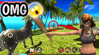 #11 I FOUND THE GIRL PLAYER AND ALSO TAME ZEBRA IN SURVIVAL ADVENTURE #HINDI