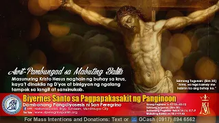 Biyernes Santo sa Pagpapakasakit ng Panginoon - Marso 29, 2024