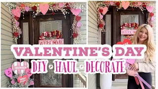 VALENTINE'S DAY 2023: HAUL AND DECORATE WITH ME- DIY VALENTINE'S DAY GARLAND