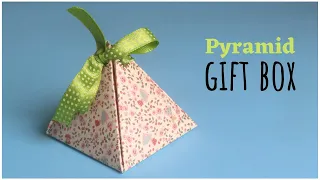 Pyramid Gift Box Tutorial | DIY Gift Box Easy | Handmade Gifts