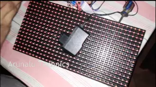 How to Programme TFSU + P10 LED Board by Arunalu Technics