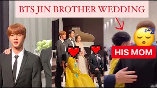 BTS Seokjin on his brother Wedding || Kim Seokjung Wedding