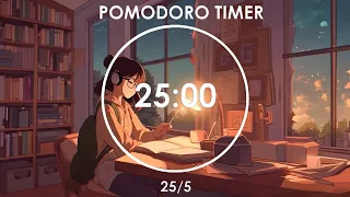 Persistence ★︎Study With Me ★︎ 25/5 Pomodoro Timer ★︎Chill Relaxing Music