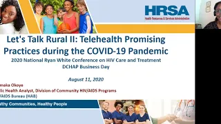 Business Meeting: DCHAP Let's Talk Rural II: Telehealth Promising Practices During COVID-19 Pandemic