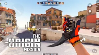 The Origin Mission Score Battle AWP Gameplay - TOM City Of Islands Map - CSGO Mobile - Online FPS