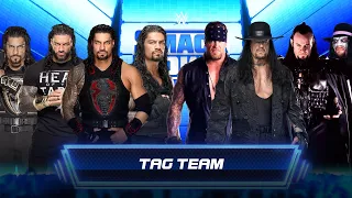 Can 4 Different Roman Reigns Defeat 4 Different Undertaker WWE 2K22