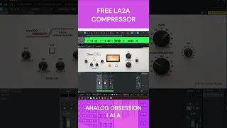 Free LA2A model compressor. Analog Obsession LALA