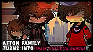 Afton Family Turns Into Their OPPOSITE GENDER // FnaF // Gachaclub //