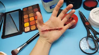 SFX Makeup Wounds | Beginner Friendly Makeup Tutorial | Fast Paced Makeup Tutorial