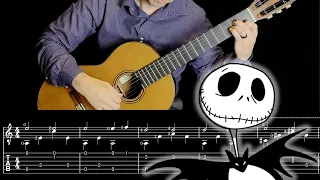 This is Halloween on Guitar | The Nightmare Before Christmas (Free TAB & Sheet Music)