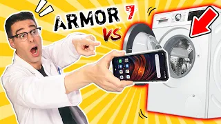 CUÁNTO RESISTE EL MÓVIL ULEFONE ARMOR 7 vs LAVADORA | Curiosidades con Mike