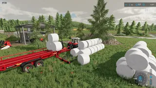 FS 22 No Man’s Land 25 (Surviving Hard Economy) * Selling Silage Bales, Eggs, Lettuce