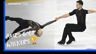 😍 Minerva Hase & Nikita Volodin take a surprise win! | Eurosport Figure Skating | Highlights