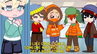 He likes crazy girls// south park// bunny