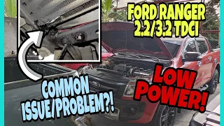 FORD RANGER 2.2 3.2 TDCi/ LOW POWER/ COMMON ISSUE-PROBLEM? BAKIT NGA BA MADALAS ITO MABUTAS??