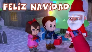 Feliz Navidad With Lyrics | Popular Christmas Carols For The Tiny Tots