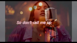 Mabel   Dont Call Me Up  Karaoke and Lyric HQ