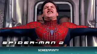 The Train Fight | Spider-Man vs Doc Ock | Spider-Man 2 | Screenfinity